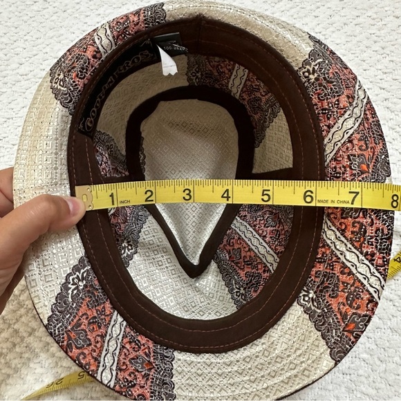 Goorin Bros Brown Velvet Fedora Hat Size Medium - Picture 6 of 8